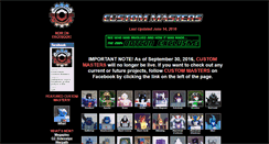 Desktop Screenshot of custommasters.com