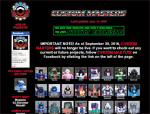 Tablet Screenshot of custommasters.com